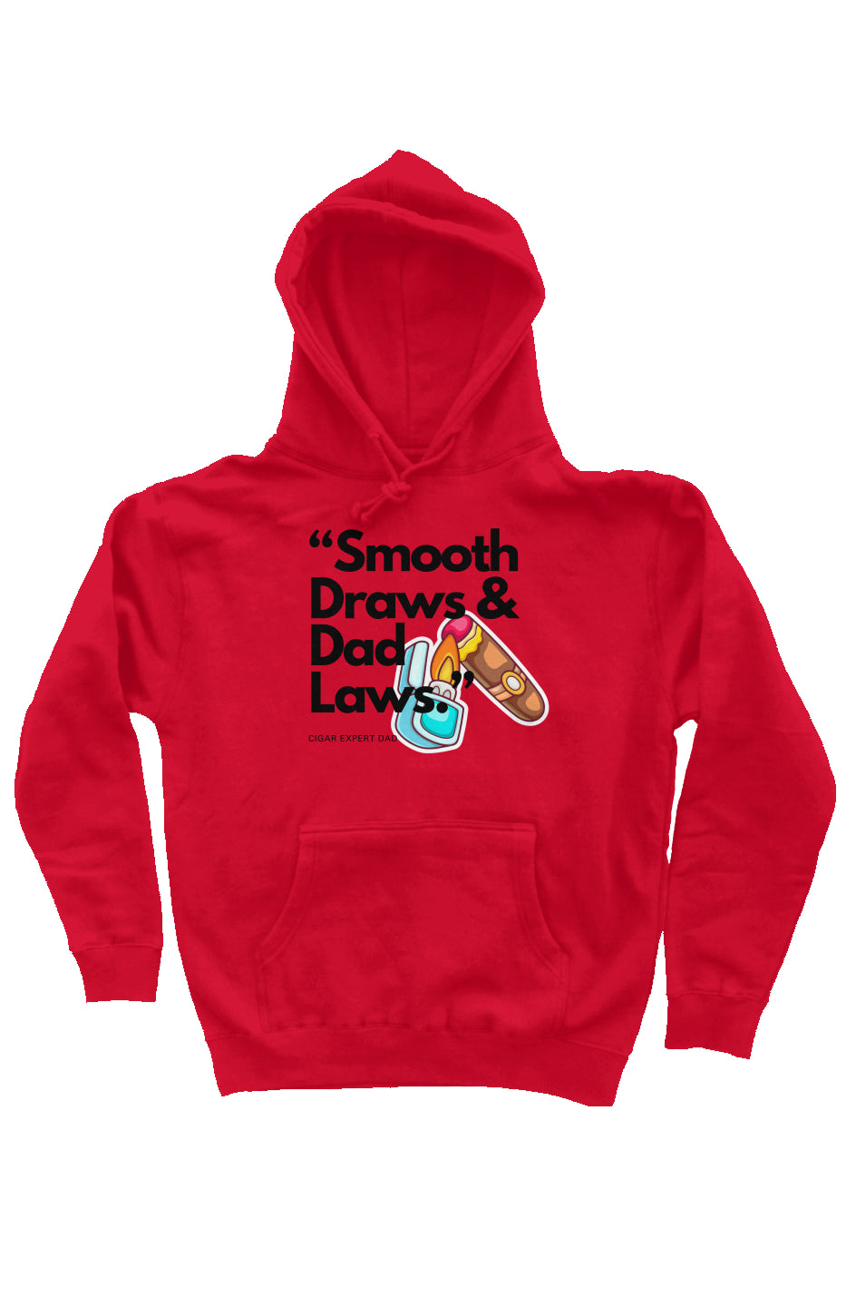 “Smooth Draws & Dad Laws.” Sweatshirt - Red