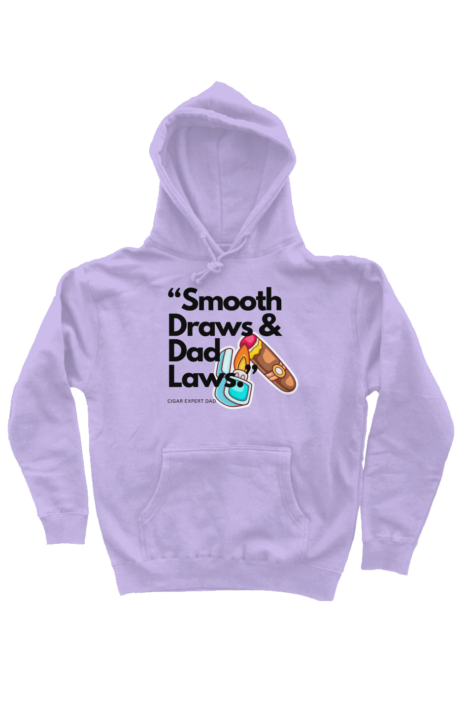 “Smooth Draws & Dad Laws.” Sweatshirt - Lavender 