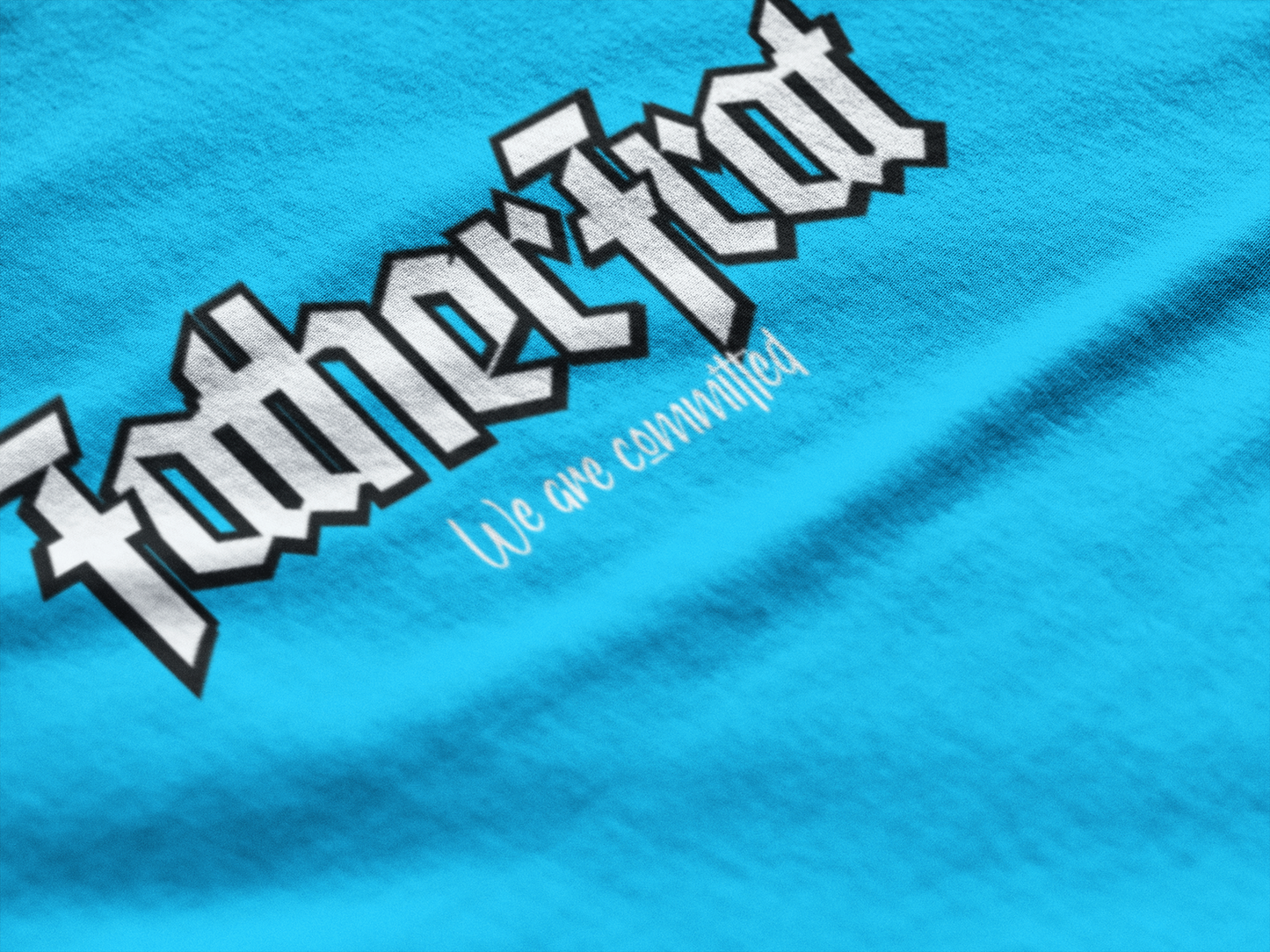 "My Name" Statement Shirt - Sky Blue and White