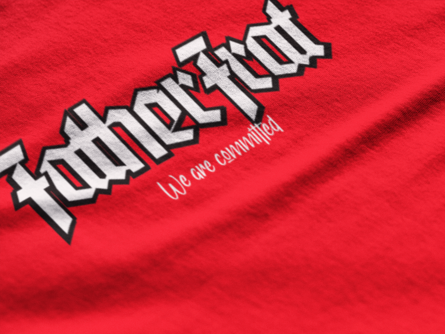 "My Name" Statement T-shirt (Red and White)