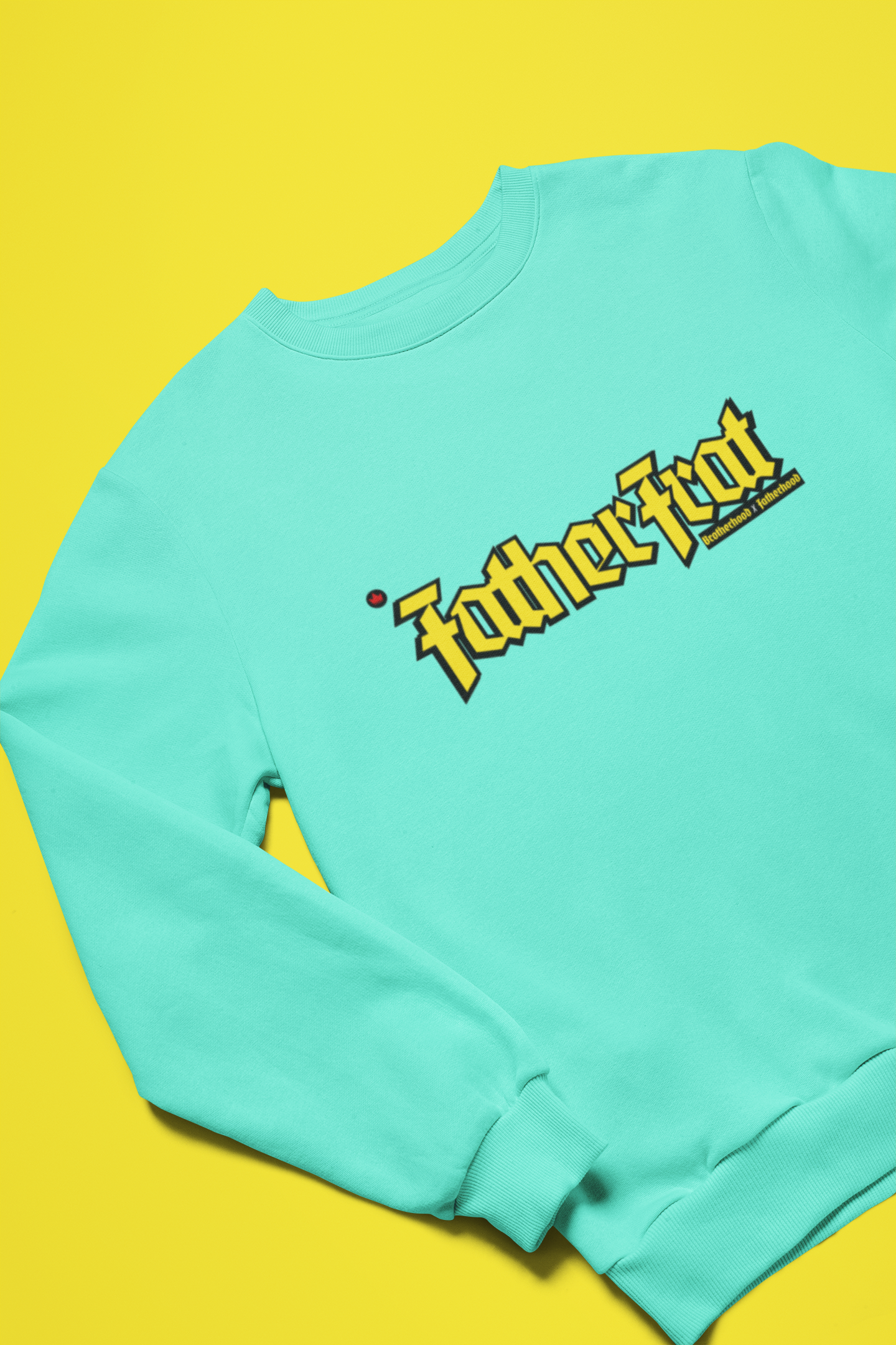 Teel and Yellow Sweatshirt