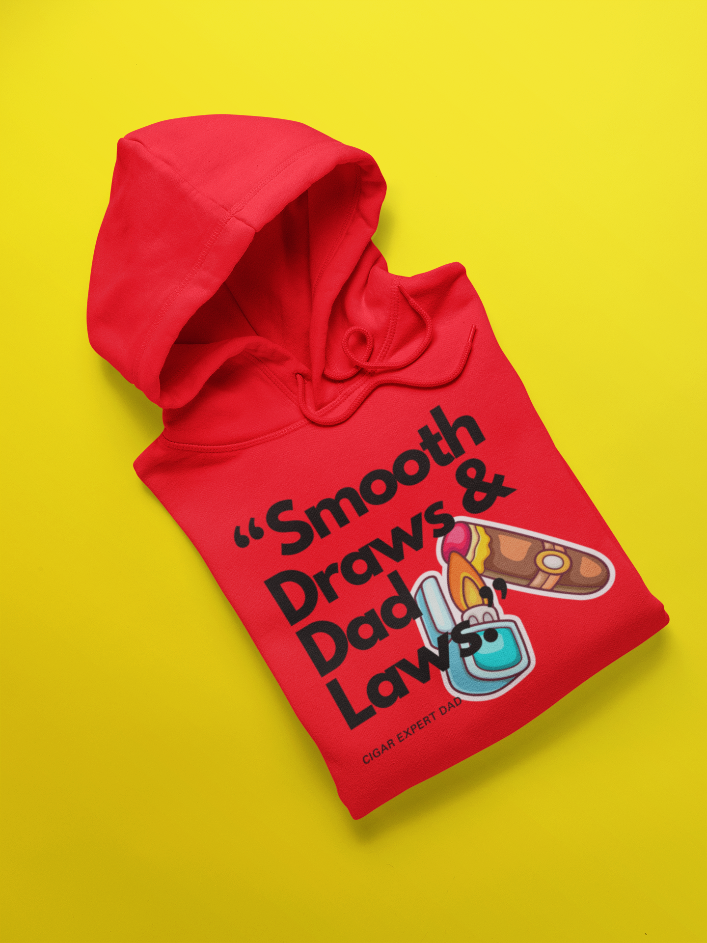 “Smooth Draws & Dad Laws.” Sweatshirt - Red