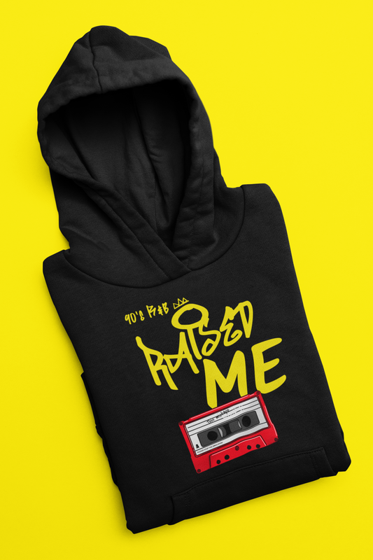 "90's R&B Raise Me" Hooded Sweatshirt