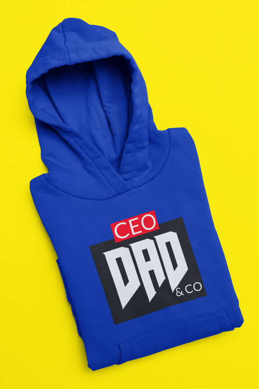 "CEO of Dad & Co" Hooded Sweatshirt