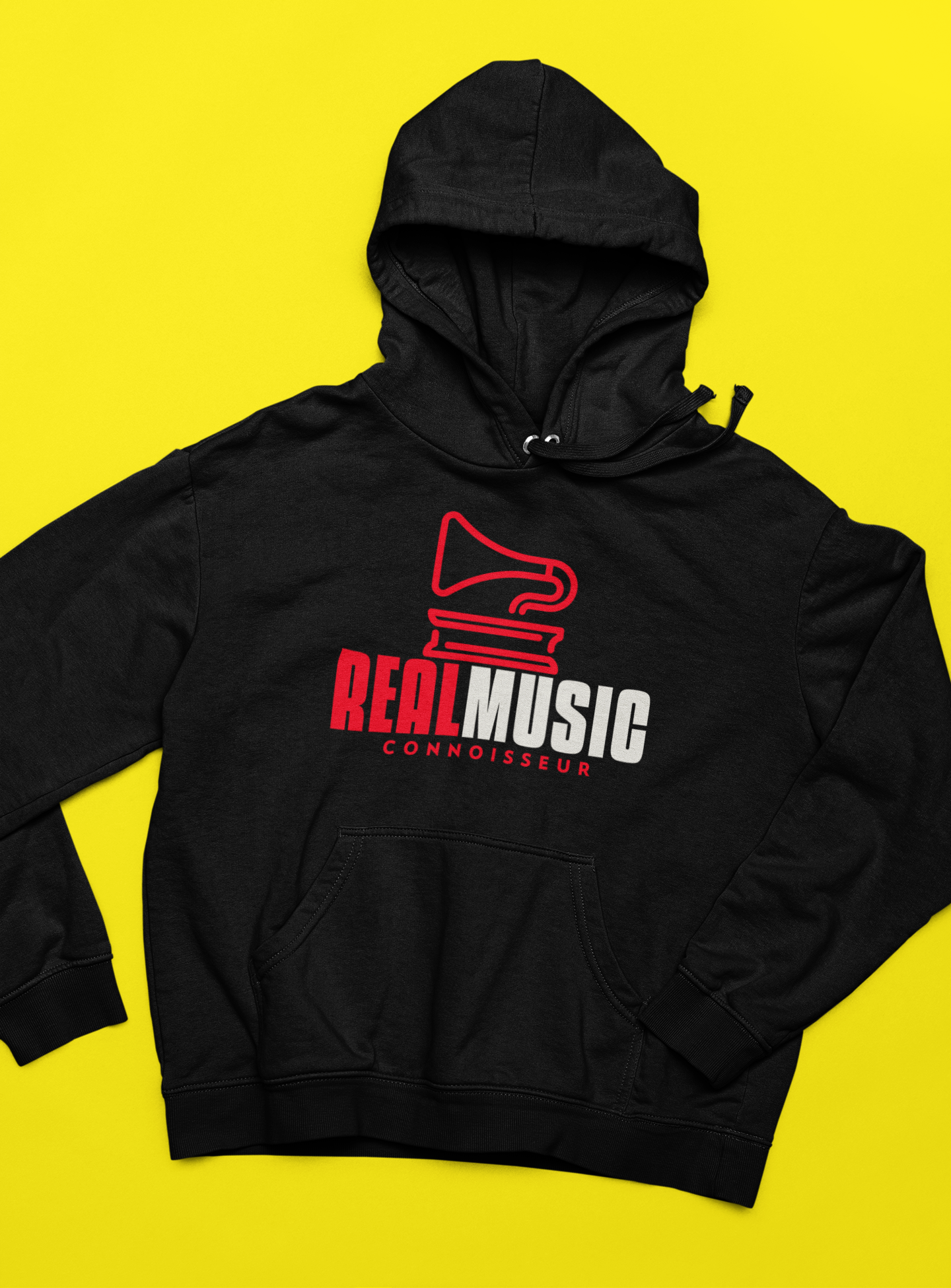 Real Music Connoisseur Hoodie (Black)